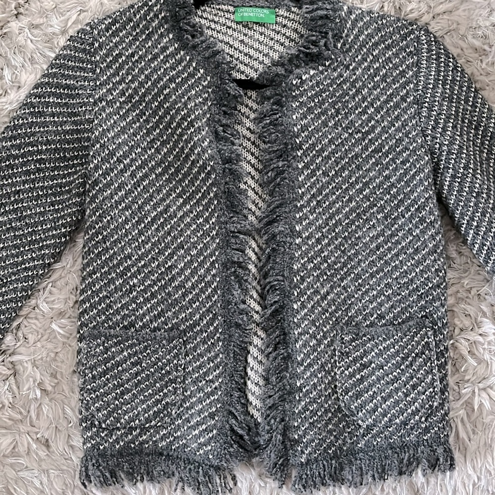 NWOT UNITED COLORS OF BENETTON SWEATER / BLAZER